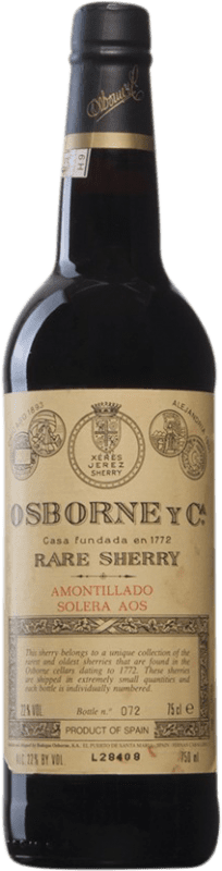 Free Shipping | Fortified wine Osborne Amontillado Solera AOS Colección D.O. Jerez-Xérès-Sherry Andalusia Spain Palomino Fino 75 cl