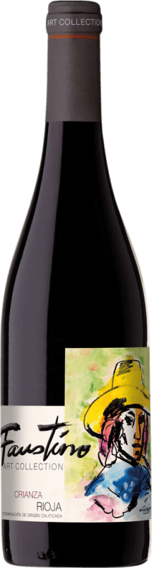 8,95 € | 红酒 Faustino Art Collection D.O.Ca. Rioja 西班牙 Tempranillo 75 cl