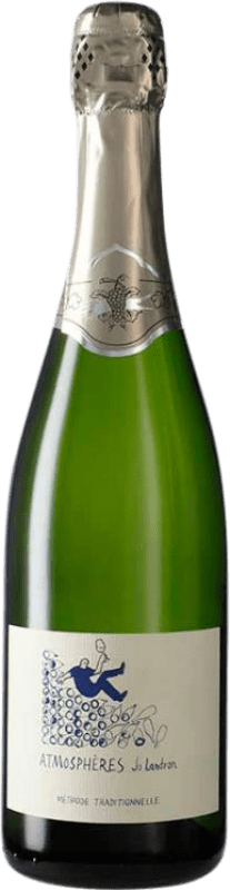 Free Shipping | White sparkling Landron Atmosphères Nature A.O.C. Muscadet-Sèvre et Maine Loire France Pinot Black, Follec White 75 cl