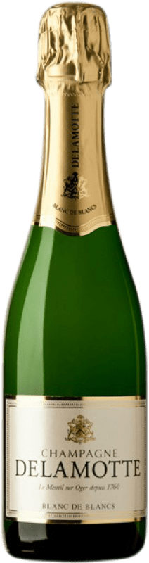 Free Shipping | White sparkling Delamotte Blanc de Blancs A.O.C. Champagne Champagne France Chardonnay Half Bottle 37 cl