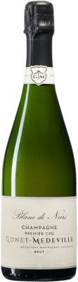 Gonet-Médeville Pinot Noir Brut Champagne 1er Premier Cru, Blanc de Noirs 75 cl