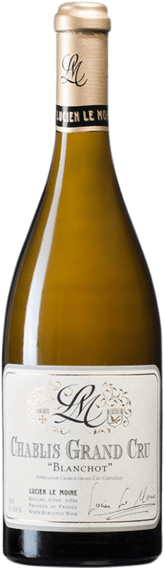 Бесплатная доставка | Белое вино Lucien Le Moine Blanchot A.O.C. Chablis Grand Cru Бургундия Франция Chardonnay 75 cl