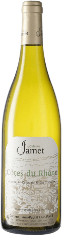 Бесплатная доставка | Белое вино Domaine Jamet Blanc A.O.C. Côtes du Rhône Франция 75 cl