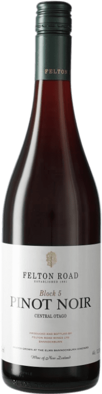 108,95 € | Red wine Felton Road Block 5 I.G. Central Otago Central Otago New Zealand Pinot Black 75 cl