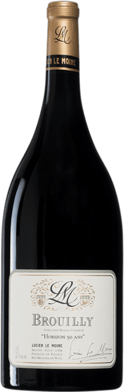 Free Shipping | Red wine Lucien Le Moine Brouilly Horizon 50 Ans A.O.C. Côte de Beaune Burgundy France Gamay Magnum Bottle 1,5 L