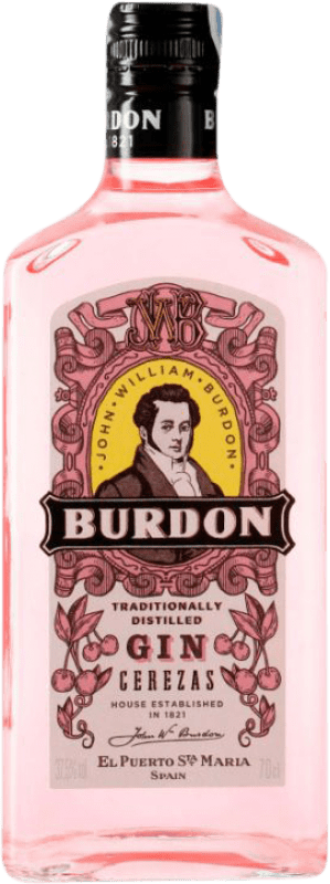 Бесплатная доставка | Джин Caballero Burdon Cerezas Андалусия Испания 70 cl