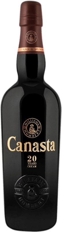 55,95 € Бесплатная доставка | Крепленое вино Williams & Humbert Canasta Cream D.O. Jerez-Xérès-Sherry 20 Лет бутылка Medium 50 cl