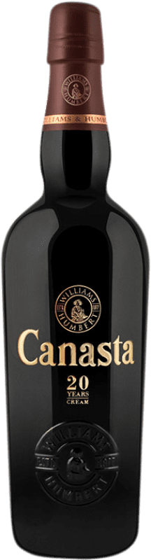 56,95 € Бесплатная доставка | Креплёное вино Williams & Humbert Canasta Cream — Сливки D.O. Jerez-Xérès-Sherry 20 Лет Средняя бутылка 50 cl