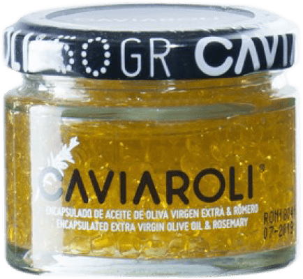 12,95 € | Conservas Vegetales Caviaroli Caviar de Aceite de Oliva Virgen Extra Encapsulado con Romero España