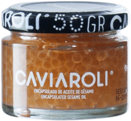 13,95 € | Conservas Vegetales Caviaroli Caviar de Aceite de Oliva Virgen Extra Encapsulado con Sésamo Spagna