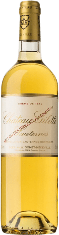 Бесплатная доставка | Белое вино Gonet-Médeville Château Gilette Crême de Tête 1990 A.O.C. Bordeaux Бордо Франция Sauvignon White, Sémillon 75 cl