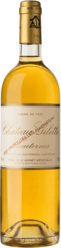 Бесплатная доставка | Белое вино Gonet-Médeville Château Gilette Crême de Tête 1985 A.O.C. Bordeaux Бордо Франция Sauvignon White, Sémillon 75 cl