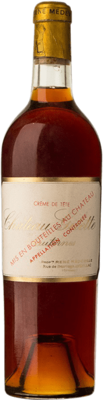 免费送货 | 白酒 Gonet-Médeville Château Gilette Crême de Tête 1936 A.O.C. Sauternes 波尔多 法国 Sauvignon White, Sémillon 75 cl