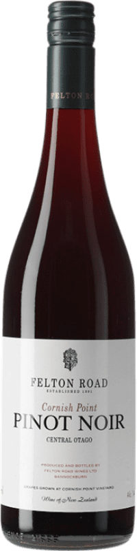 Free Shipping | Red wine Felton Road Cornish Point I.G. Central Otago Central Otago New Zealand Pinot Black 75 cl