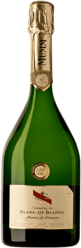 Бесплатная доставка | Белое игристое G.H. Mumm Cramant Grand Cru A.O.C. Champagne шампанское Франция Chardonnay 75 cl