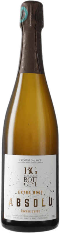 免费送货 | 白起泡酒 Bott-Geyl Absolu 额外的香味 A.O.C. Crémant d'Alsace 阿尔萨斯 法国 75 cl