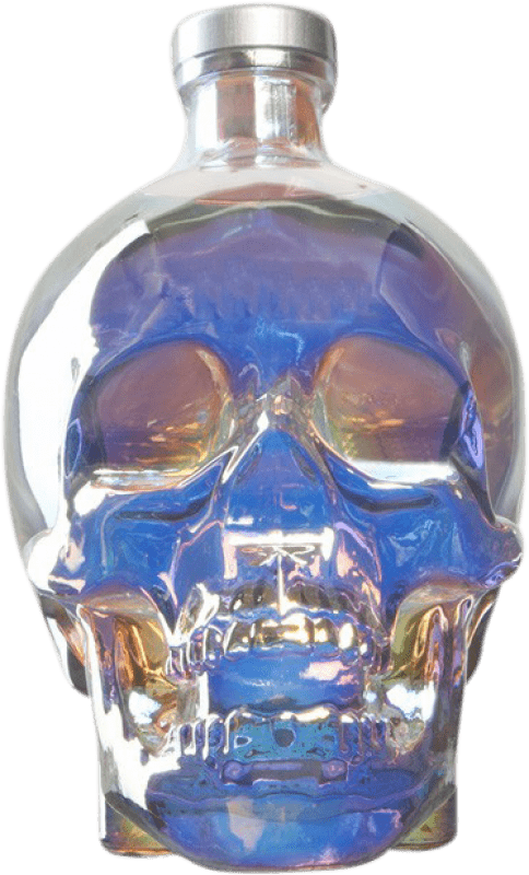 126,95 € Free Shipping | Vodka Brockmans Crystal Head Aurora Special Bottle 1,75 L