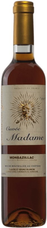 Envio grátis | Vinho Branco Château Tirecul La Gravière Madame Cuvée 1998 França Sémillon, Muscadelle Garrafa Medium 50 cl