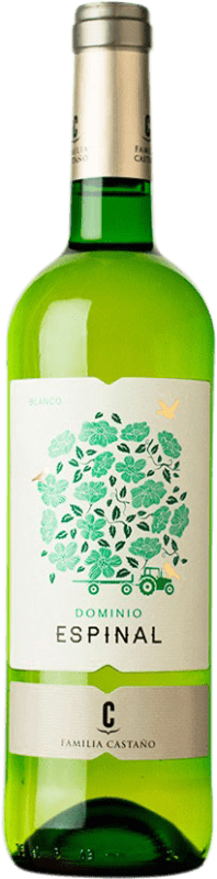 4,95 € Free Shipping | White wine Castaño Dominio de Espinal D.O. Yecla Spain Macabeo Bottle 75 cl