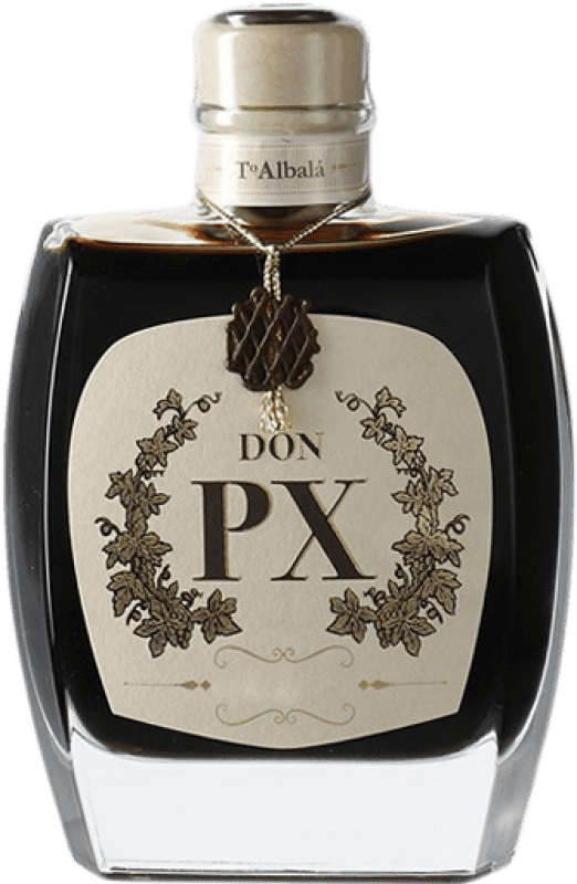 97,95 € 送料無料 | 強化ワイン Toro Albalá Don PX Etiqueta Doble 1980 D.O. Montilla-Moriles ヒップフラスコボトル 20 cl