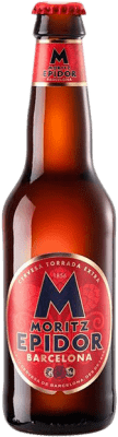 1,95 € | Beer Cervezas Moritz Epidor Catalonia Spain Botellín Tercio 33 cl