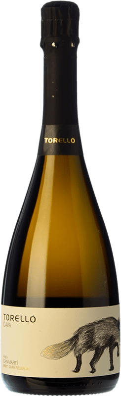 Envoi gratuit | Blanc mousseux Torelló Finca Can Martí Brut Grande Réserve Corpinnat Catalogne Espagne Macabeo, Xarel·lo, Chardonnay, Parellada 75 cl