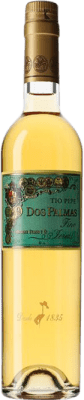 46,95 € | Крепленое вино González Byass Fino Dos Palmas D.O. Jerez-Xérès-Sherry Андалусия Испания Palomino Fino бутылка Medium 50 cl