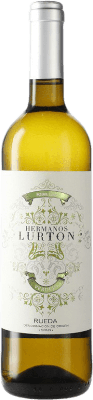 免费送货 | 白酒 Lurton Piedra Negra Hermanos Lurton D.O. Rueda 卡斯蒂利亚莱昂 西班牙 Verdejo 75 cl