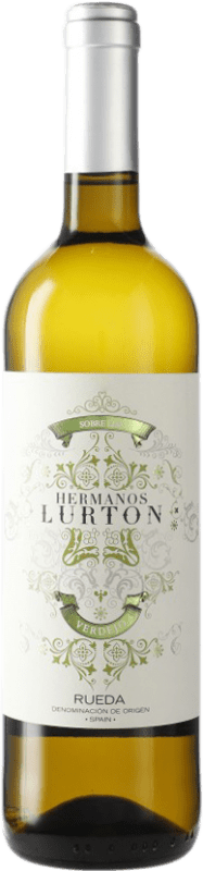 Envío gratis | Vino Blanco Lurton Piedra Negra Hermanos Lurton D.O. Rueda Castilla y León España Verdejo 75 cl
