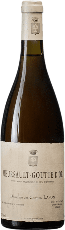 Free Shipping | White wine Comtes Lafon Goutte d'Or 1988 A.O.C. Meursault Burgundy France 75 cl