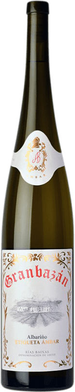37,95 € | 白酒 Agro de Bazán Granbazan Ámbar D.O. Rías Baixas 加利西亚 西班牙 Albariño 瓶子 Magnum 1,5 L