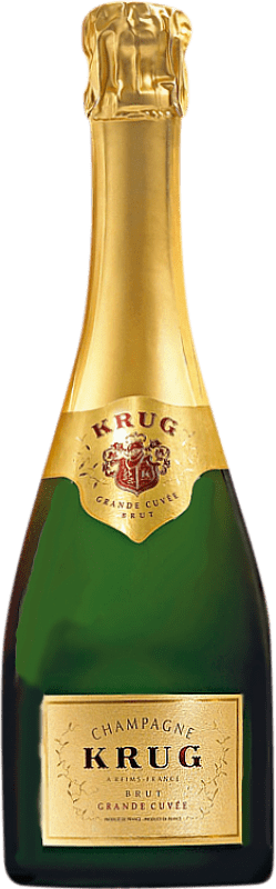 161,95 € 送料無料 | 白のスパークリングワイン Krug Brut — ブリュット Grande Cuvée A.O.C. Champagne ハーフボトル 37 cl
