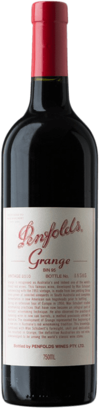 643,95 € Free Shipping | Red wine Penfolds Grange 2009 I.G. Southern Australia Australia Syrah, Cabernet Sauvignon Bottle 75 cl