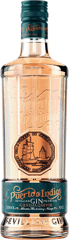 19,95 € | Джин Puerto de Indias Guadalquivir Андалусия Испания 70 cl Flor de Azahar — Апельсиновый Цвет, Mandarina — Мандарин, Naranja — Апельсин