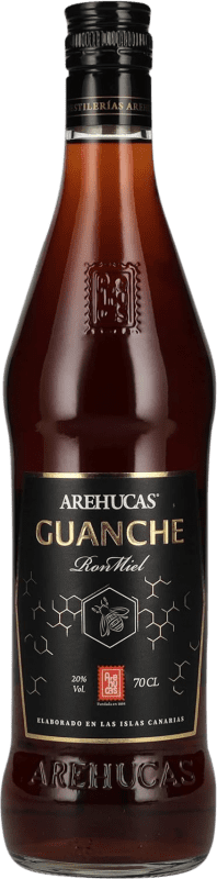 免费送货 | 朗姆酒 Arehucas Guanche Ron Miel 加那利群岛 西班牙 70 cl