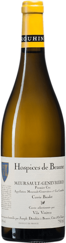 Envoi gratuit | Vin blanc Joseph Drouhin Hospices de Beaune Premier Cru Genevrières Cuvée Baudot A.O.C. Meursault Bourgogne France Chardonnay 75 cl