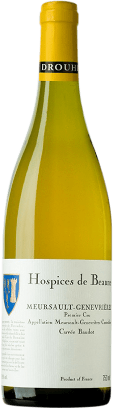 Envoi gratuit | Vin blanc Joseph Drouhin Hospices de Beaune Premier Cru Genevrières Cuvée Baudot A.O.C. Meursault Bourgogne France Chardonnay Bouteille Magnum 1,5 L