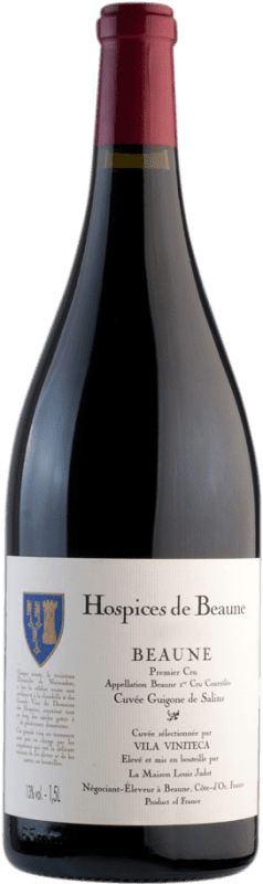 Kostenloser Versand | Rotwein Louis Jadot Hospices de Beaune Premier Cru Guigone de Salins A.O.C. Beaune Burgund Frankreich Spätburgunder Magnum-Flasche 1,5 L