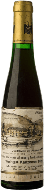 209,95 € Envio grátis | Vinho Branco Maximilian Von Othegraven Kanzemer Altenberg TBA 1976 Q.b.A. Mosel Meia Garrafa 37 cl