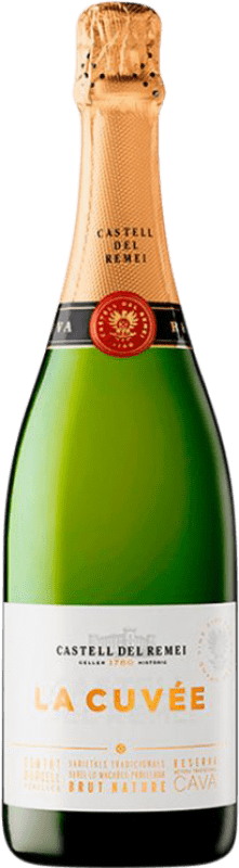 18,95 € Бесплатная доставка | Белое игристое Castell del Remei La Cuvée Природа Брута D.O. Cava