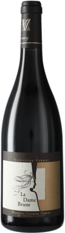 Free Shipping | Red wine Georges-Vernay La Dame Brune A.O.C. Saint-Joseph France Syrah 75 cl