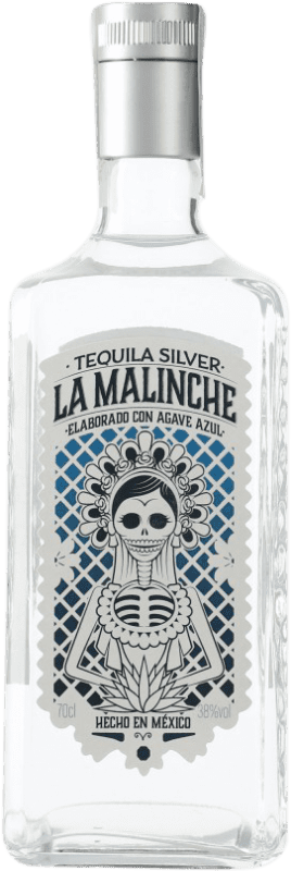 16,95 € Free Shipping | Tequila Tequilas del Señor La Malinche Silver Jalisco Mexico Bottle 70 cl