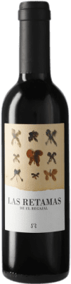 5,95 € Free Shipping | Red wine El Regajal Las Retamas D.O. Vinos de Madrid Madrid's community Spain Tempranillo, Merlot, Syrah, Cabernet Sauvignon Half Bottle 37 cl
