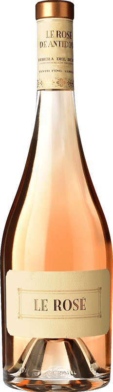 66,95 € | 玫瑰酒 Hernando & Sourdais Le Rosé de Antídoto D.O. Ribera del Duero 卡斯蒂利亚莱昂 西班牙 Tempranillo, Grenache, Albillo 75 cl
