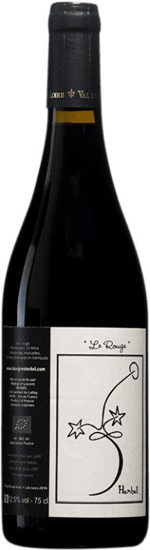 Free Shipping | Red wine Herbel Le Rouge France Cabernet Sauvignon, Cabernet Franc 75 cl