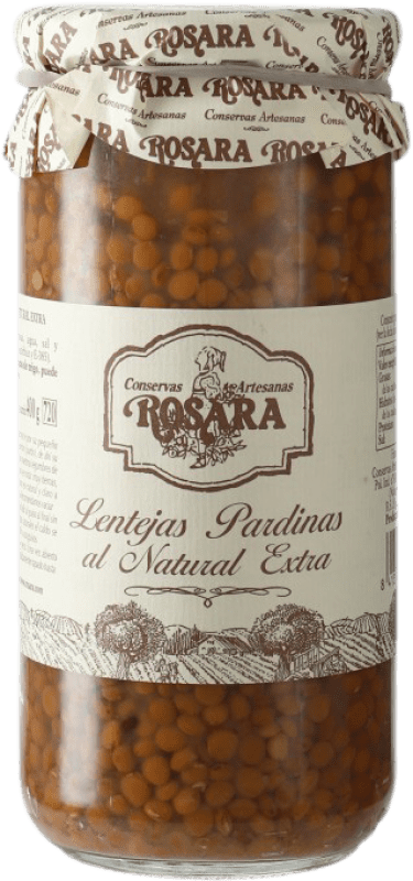 Envio grátis | Conservas Vegetales Rosara Lentejas Pardinas al Natural Espanha