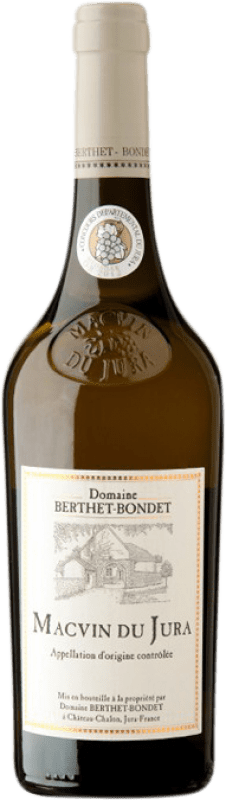 Free Shipping | Fortified wine Berthet-Bondet Macvin A.O.C. Côtes du Jura Jura France Chardonnay, Savagnin 75 cl