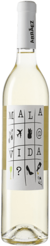 Free Shipping | White wine Antonio Arráez Mala Vida D.O. Valencia Valencian Community Spain Muscat, Verdil, Merseguera 75 cl