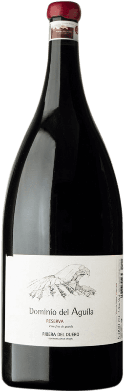 738,95 € | Vin rouge Dominio del Águila Réserve D.O. Ribera del Duero Castille et Leon Espagne Tempranillo, Grenache, Bobal, Doña Blanca Bouteille Spéciale 5 L