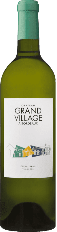 24,95 € Бесплатная доставка | Белое вино Château Grand Village A.O.C. Bordeaux